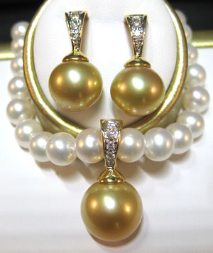 Giant Golden South Sea Pearls